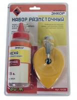 Набор разметочный металлический корпус 30 м, краска красная 